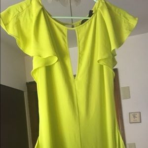 BCBGMaxAzaria Yellow Gown - Prom Dress